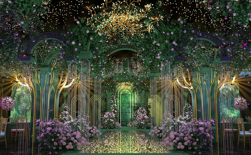 昆玉奇妙森林婚礼堂效果展示